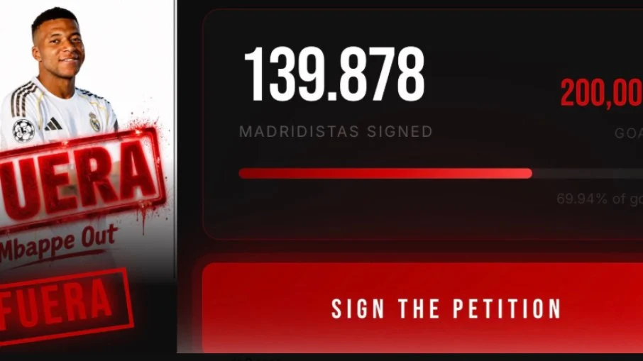 Torcida do real madrid cria petição para expulsar mbappé: entenda