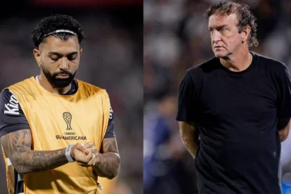 Cuca critica gabigol por ida ao vestiário após substituição em