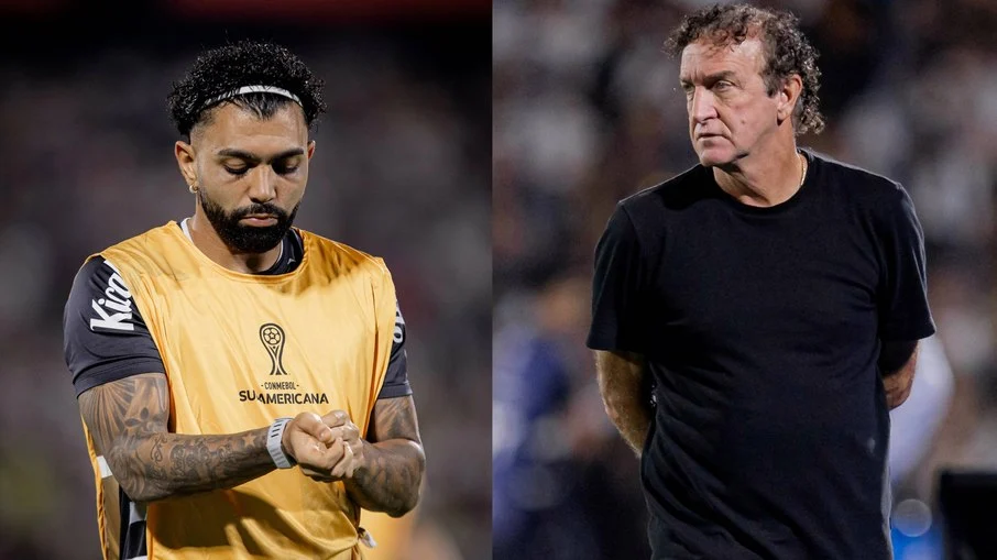 Cuca critica gabigol por ida ao vestiário após substituição em