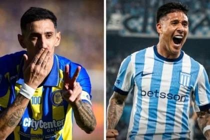 Di maría capitaneia rosario central contra racing em duelo eliminatório