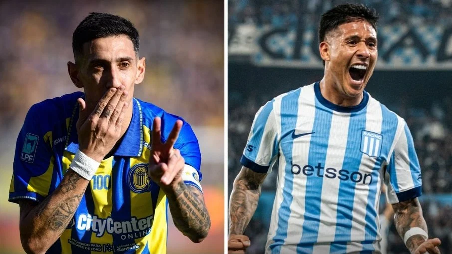 Di maría capitaneia rosario central contra racing em duelo eliminatório