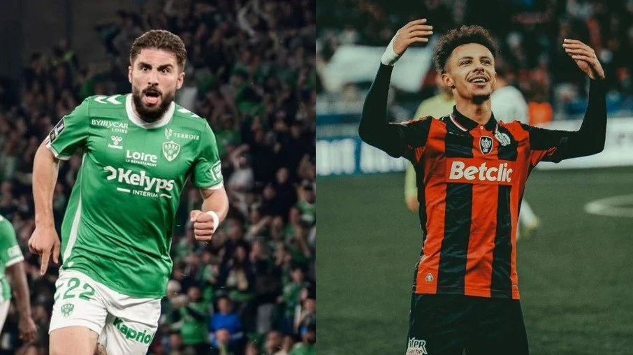 Saint étienne e nice iniciam batalha decisiva pela última vaga na