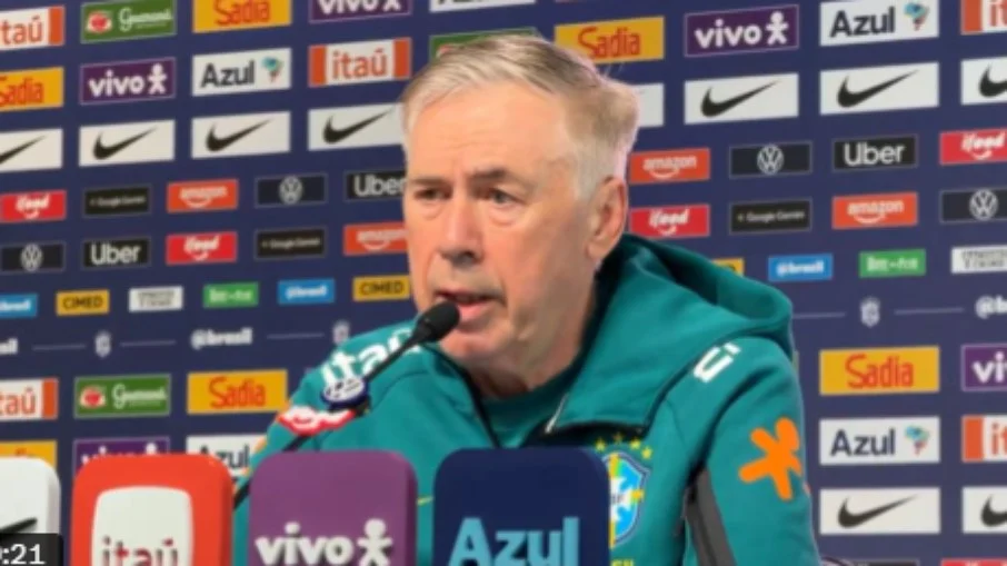 Ancelotti confirma dupla do flamengo na escalacão da seleção contra