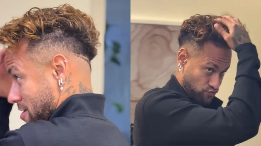 Neymar surpreende fãs com novo visual moicano para a copa