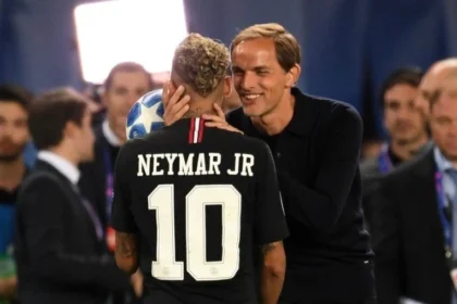Técnico da inglaterra, thomas tuchel, coloca neymar no mesmo nível