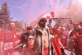 Canadá em festa: torcedores transformam ruas de toronto em ‘libertadores’
