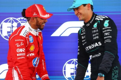 Acidente de charles leclerc marca q3 em barcelona; george russell