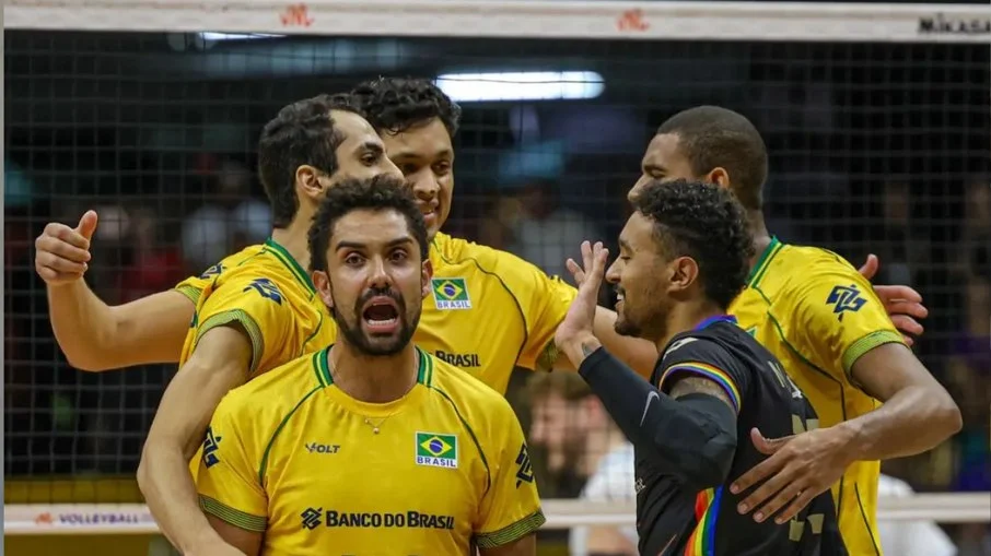 Vôlei masculino: brasil enfrenta itália, atual campeã mundial, na vnl