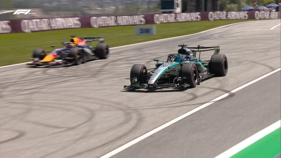 Gp da áustria: george russell lidera tl3 com dobradinha mercedes,