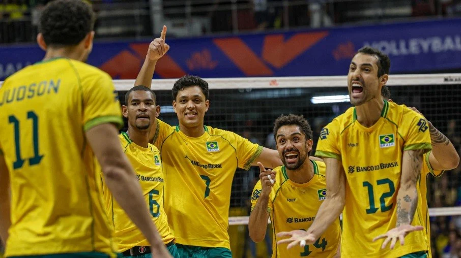 Vôlei masculino: brasil tenta recuperação urgente contra canadá na liga