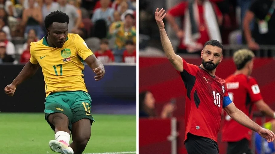 Austrália x egito: duelo por vitória inédita em mata mata da
