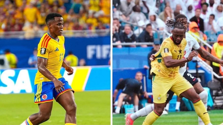 Colômbia desafia retranca de gana em duelo decisivo da segunda