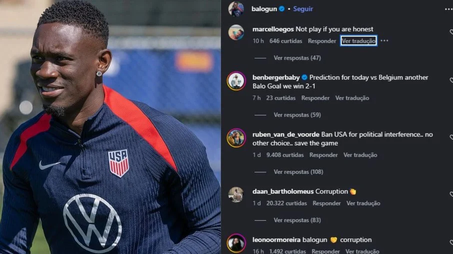Anulação de cartão vermelho de balogun pela fifa gera fúria