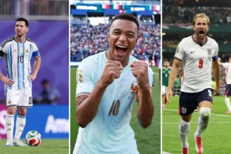 Copa do mundo: mbappé, messi e kane acendem disputa pela