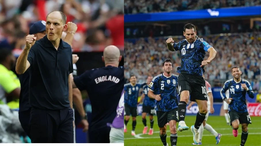 Técnico da inglaterra, thomas tuchel, alfineta lionel messi às vésperas