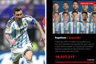 Argentina fora da copa 2026? Petição online acusa favoritismo a