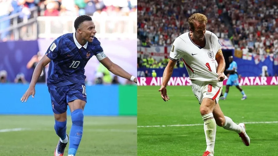 Copa do mundo: inglaterra abre o placar contra a frança