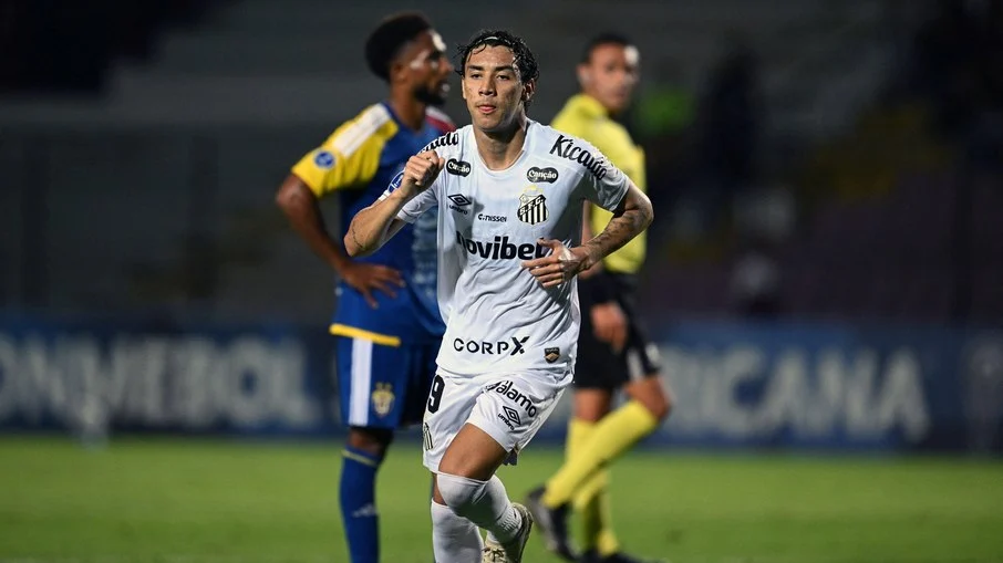 Santos goleia ucv por 4 a 1 na copa sul americana