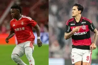 Internacional e flamengo se enfrentam no beira rio em duelo de