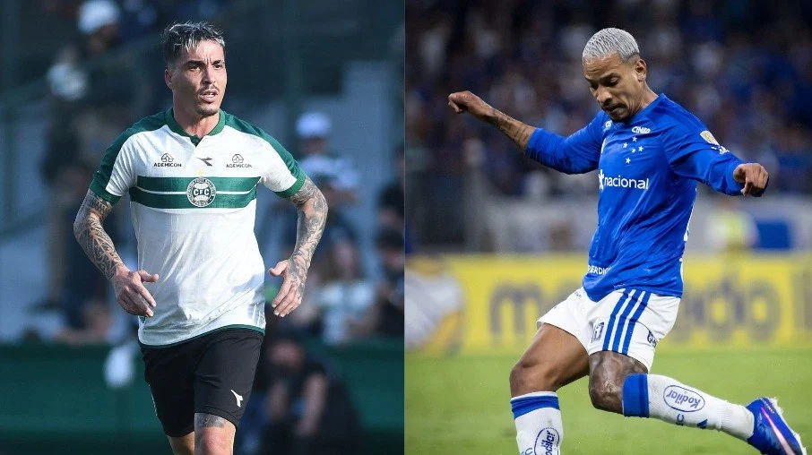 Coritiba e cruzeiro fazem confronto direto na 21ª rodada do