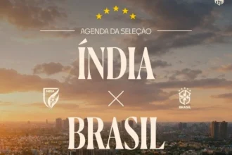 Seleção brasileira confirma amistoso inédito na índia em outubro de