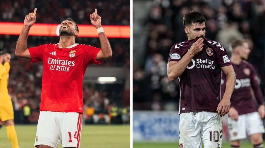 Benfica recebe hearts no estádio da luz em busca de