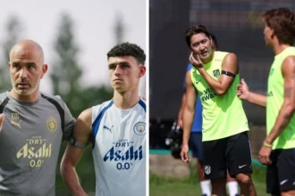 Manchester city e atlético de madrid se enfrentam em amistoso