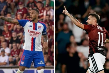 Lyon busca virada histórica contra sparta praga por vaga nos
