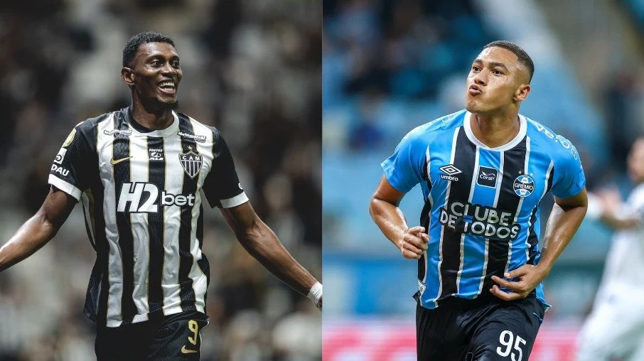 Atlético mg e grêmio duelam por destinos opostos: galo busca g 5,