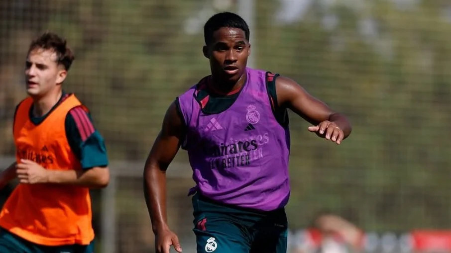 Endrick é cortado de jogo do real madrid por lesão