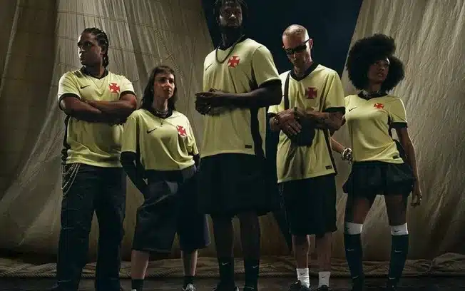 Vasco da gama lança terceiro uniforme ‘nascida do vento’ para