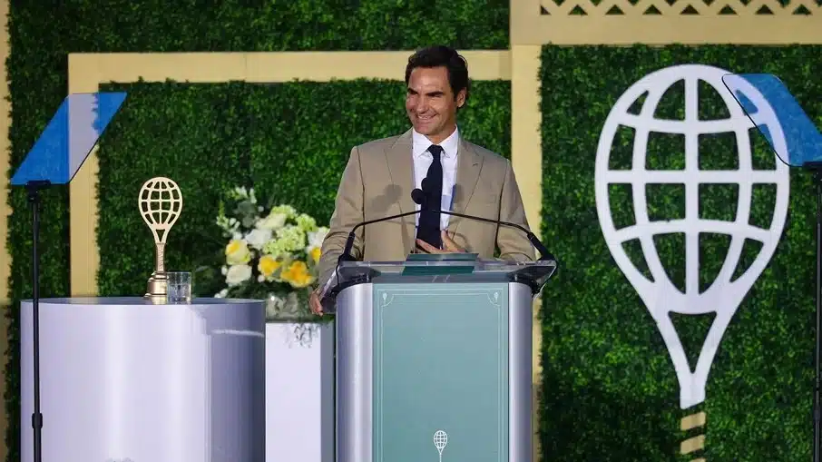 Roger federer no hall da fama do tênis: lenda suíça