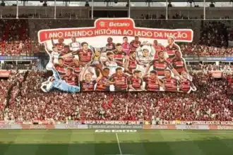 Mosaico do flamengo em agradecimento à betano gera onda de