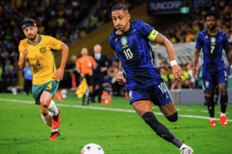 Brasil conquista virada espetacular contra a austrália em amistoso