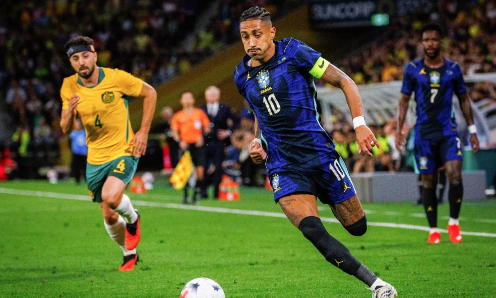 Brasil conquista virada espetacular contra a austrália em amistoso