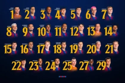 Barcelona anuncia numeração oficial para 2026/27: gabriel jesus herda a