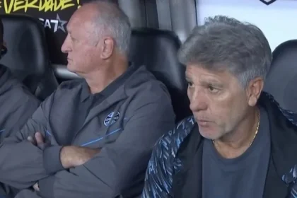 Grêmio une felipão e renato gaúcho no banco de reservas