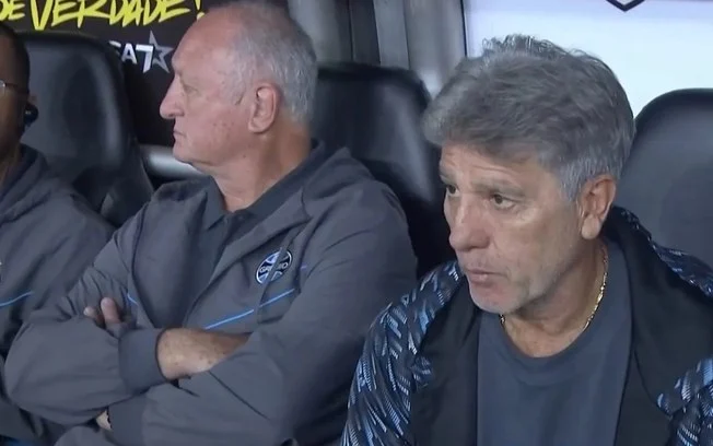 Grêmio une felipão e renato gaúcho no banco de reservas
