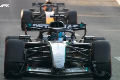 George russell vence gp do azerbaijão em baku, reduz diferença