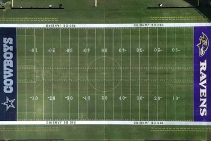 Maracanã revela gramado transformado para jogo histórico da nfl após