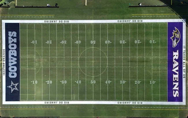 Maracanã revela gramado transformado para jogo histórico da nfl após