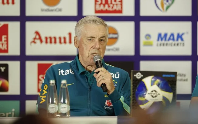 Ancelotti revoluciona seleção brasileira com sete mudanças e surpreende ao