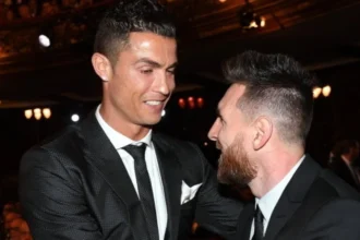 Cristiano ronaldo surpreende e se rende a lionel messi com
